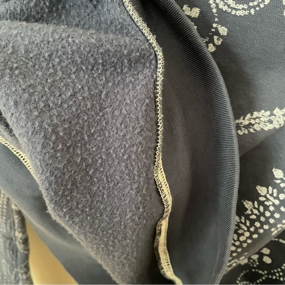 Free People Rudy Bandana Mock Neck Pullover Sweatshirt - Picture 4 of 6